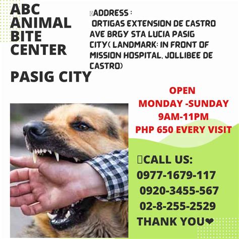 pasig city hall animal bite center (rabies) photos|CITIZEN CHARTER PASIG ANIMAL BITE TREATMENT CENTER (With Fee.
